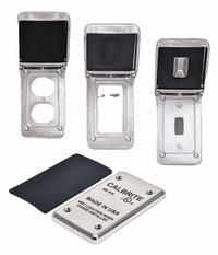 CALBRITE Weatherproof Cover: 316 Stainless Steel, GFCI, Calbrite Stainless Steel Device Boxes, 4X (MPN S60000GFCI). Key specifications — Brand: CALBRITE; Color: Silver; Compatible with Product Type: Calbrite Stainless Steel Device Boxes; Compatible with Series: GFCI; Mounting Orientation: Vertical.