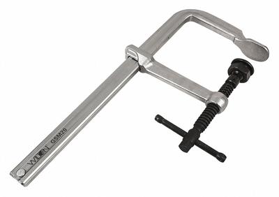 WILTON Bar Clamp: Heavy Duty, Sliding T Handle, 8 in Jaw Opening - Max, 2,660 lb Clamping Force - Bar Clamps