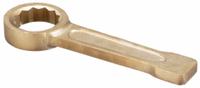 AMPCO Striking Wrench: Aluminum/Bronze, Natural, 1 7/16 in Head Size, 8 in Overall Lg (MPN WS-1-7/16). Key specifications — attr324790: AMPCO.
