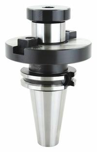 LYNDEX-NIKKEN Shell Mill Holder: CAT40 Taper, 1/2 in Pilot, 2.32 in Projection (MPN C4001-0500-1.75). Key specifications — attr1033219: LYNDEX-NIKKEN; attr1039162: Coolant Through.