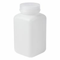 APPROVED VENDOR Reagent Bottle: 500 mL, 16 fl oz, HDPE, Colorless, 52.2 mm Screw Closure Size (MPN 33603). Key specifications — Body Color: Colorless; Brand: APPROVED VENDOR; Closure Included: Yes; Graduated: No; Closure Attached: Attached.