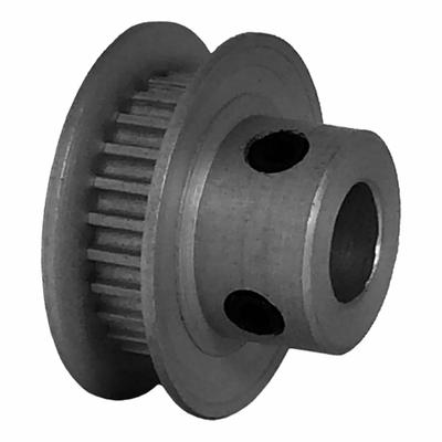 Dayton Timing Pulley: Modified Curvilinear, Fixed, For GT Timing Belt Section - GT Section Fixed-Bore Timing Pulleys with Hub