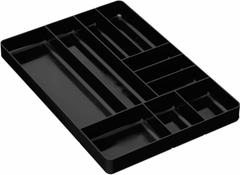 ERNST MANUFACTURING Compartment Tray for Drawer: Black, 11 in Overall Wd, 16 in Overall Lg (MPN 5011). Key specifications — Brand: ERNST MANUFACTURING; Color: Black; Product Type: Tool Tray.
