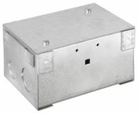 STEEL CITY Floor Box: Rectangular, 1/2 in/1 in/3/4 in For Conduit Sizes, 31 cu in Capacity, Box Only (MPN 61 W). Key specifications — Box Color: Silver; For Conduit Sizes: 3/4 in; Brand: STEEL CITY; Includes Cover: Box Only.