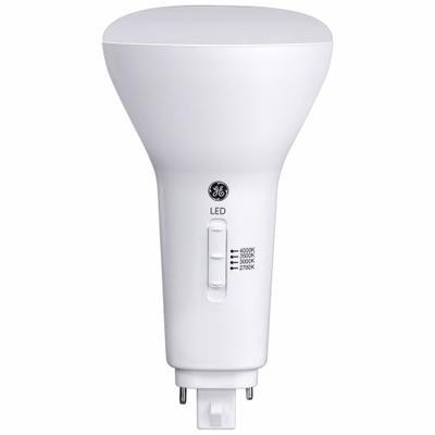 GE LAMPS Compact LED Bulb: Type B, 2-Pin (G24d), R25, LED, 2700K/3000K/3500K/4000K - LED Ballast-Bypass (UL Type B) Plug-In Lamps