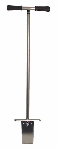 AMS Turf Profiler: Stainless Steel, 1 in x 3-1/2 in x 7 in Sample Cutter, 40 in Overall Lg (MPN 427.75). Key specifications — Brand: AMS; Product Type: Turf Profiler; Material: Stainless Steel; Includes: 1 in x 3-1/2 in x 7 in Sample Cutter.