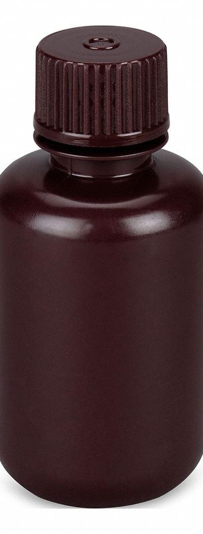 GLOBE SCIENTIFIC Storage Bottle: HDPE - HDPE Narrow Mouth Round Lab Bottles