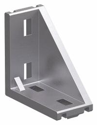 Inside Corner Bracket: Inside-Corner Bracket with Single Support, 30 Series, 57 mm x 28 mm x 57 mm (MPN 14070). Key specifications — Material: Aluminum; Brand: 80/20; Finish: Unfinished.