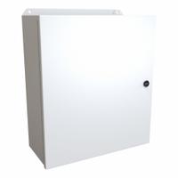 HAMMOND Electrical Enclosure: Steel, 16 in x 14 in x 6 in, NEMA 12/13/3R/4, w/Panel, Solid Cover (MPN EJ16146LG). Key specifications — Closure Method: Latches; Brand: HAMMOND; Knockouts: Not Included.
