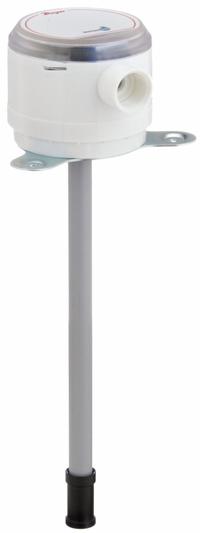 DWYER Humidity Transducer: 4 to 20mA DC, Screw Terminals, 1/2 in NPS, 9 in Probe Lg, RHP, 11.59 in (MPN RHPX-2SDA0-00). Key specifications — Brand: DWYER; Humidity Accuracy: 2%; Output: 4 to 20mA DC; Power Source: 10 to 35V DC; Temperature Range: -4 °F to 140 °F.