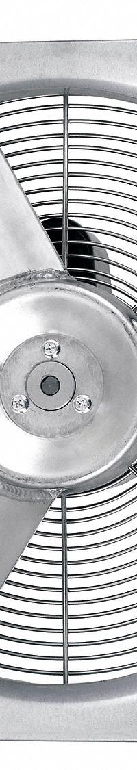 Exhaust Fan: Direct Drive, 16 in Blade, 1/4 hp, 2,883 cfm, 115/230V AC, 1 ph, Totally Enclosed (MPN 10D964). Key specifications — Frame Finish: Galvanized; Assembled: Assembled; Brand: DAYTON; Nameplate Voltage: 115/230V AC; Frame Material: Steel; Guard Type: Intake; Method of Construction: Stamped; Motor Insulation: Class B.