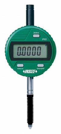 INSIZE Digital Indicator: 0 in to 0.5 in /0 mm to 12.7 mm, Inch/Metric, +/- 0.0015 in Accuracy, IP65 (MPN 2115-10E). Key specifications — attr1184065: INSIZE; attr1184072: +/- 0.0015 in; attr1184084: 2.4 in.