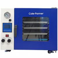 COLE-PARMER Vacuum Oven: Vacuum, 0.88 cu ft Capacity, 100°C Max Temp, 550 W Watt, 1.7 cu ft Volume (MPN 5241122). Key specifications — attr1027177: 120V AC; attr1027180: COLE-PARMER; attr1027172: +/-10%.