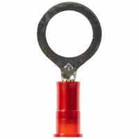 3M Ring Terminal: Red, Nylon Insulation, 3/8 in Stud Size, 22 AWG to 18 AWG Wire Sizes, 1,000 V (MPN MNG18-38RK). Key specifications — attr1308027: 3M.