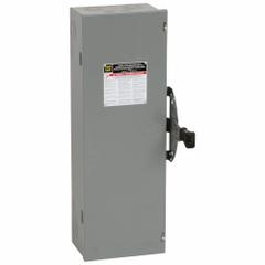 SQUARE D Safety Switch: Non-Fusible, 100 A, Three Phase, 240V AC, Galvanized Steel, Indoor (MPN DTU323). Key specifications — attr867131: SQUARE D.