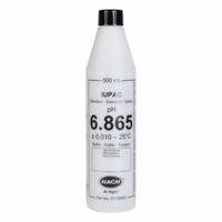 HACH Buffer Standard Solution: 500 mL Volume, Liquid, Bottle, Buffer, S11M003, 1. Key specifications — Brand: HACH; Chemical Family Type: Buffer; Container Type: Bottle; Form: Liquid; Manufacturer Part Number: S11M003; Product Type: Buffer Standard Solution.