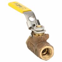 APOLLO Manual Two-Way Ball Valve: 3/8 in, Bronze, Straight, FNPT x FNPT, 600 psi Max. Pressure (CWP) (MPN 701022741). Key specifications — Brand: APOLLO; Handle: Locking Lever.