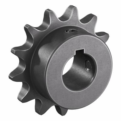TRITAN Roller Chain Sprocket: 41, For 1/2 in Chain Pitch, 3/4 in Bore Dia, 13 Teeth - Size 41 Fixed-Bore Roller Chain Sprockets