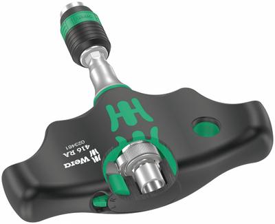 WERA Ratchet Screwdirver: Hex Tip, 1/4 in Tip Size, 1 Tips, 1/4 in, 100 mm Overall Lg - General Purpose Multi-Bit Screwdrivers
