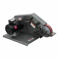 JET Belt Grinder: For Metal, 115 V/230 V, Single-Phase, 1 hp, 2 in Belt Wd, 72 in Belt Lg, Benchtop (MPN 577000). Key specifications — attr652810: 230 V; attr652799: Belt Grinder; attr663749: Metal; attr652794: Single-Phase; attr663750: Benchtop; attr652806: J-4000; attr652768: JET.