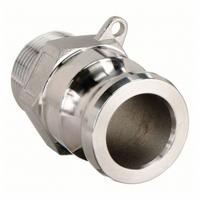 Cam and Groove Adapter: 2 in Coupling Size, 2 in -11-1/2 Thread Size, 3 21/64 in Overall Lg, MNPT (MPN 3LX41). Key specifications — Thread Size: 2 in -11-1/2; Fitting Type: MNPT; Includes Locking Arm: No; Body Material: 316 Stainless Steel; Brand: APPROVED VENDOR.