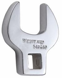 WESTWARD Crowfoot Socket Wrench: Alloy Steel, Chrome, 3/8 in Drive Size, 3/4 in Head Size (MPN 54PR40). Key specifications — attr309661: Alloy Steel; attr309662: Chrome; attr324934: WESTWARD.