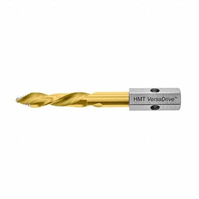 HOLEMAKER TECHNOLOGY Drill Bit: 17.5 mm, 135° TurboTip Point, TiN-Coated HSS - VersaDrive TurboTip Impact Drill Bits