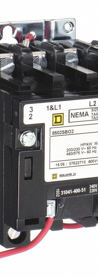 SQUARE D NEMA Magnetic Contactor: Non-Reversing - Non-Reversing NEMA Contactors