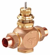 Hydronic Globe Valve: 2-Way, 11.6 CV Flow, 1 in Female Union Sweat, Bronze Body, NO, Straight-Thru (MPN VG7281NT). Key specifications — Manufacturer Part Number: VG7281NT; Brand: JOHNSON CONTROLS; Seat Material: Brass; Specific Valve Action: Stem Down to Close.