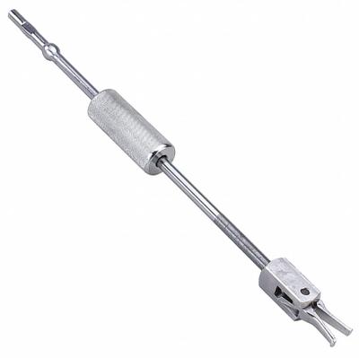 OTC Slide Hammer Puller: Internal, 3.7 lb Wt, 1/2 in – 1 3/8 in Spread, 20 in Overall Lg - Slide Hammer Jaw Pullers