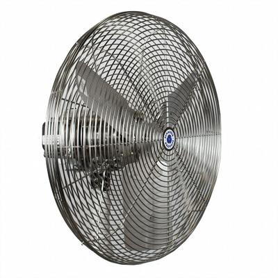 SCHAEFER Fan Head: 24 in Blade Dia, 1 Speeds, 115/230V AC, 1/4 hp Motor - Washdown-Rated Industrial Fan Heads