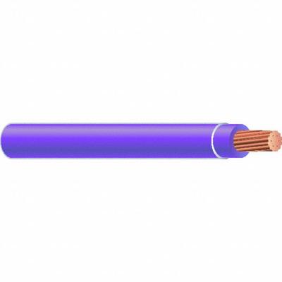 SOUTHWIRE Building Wire: Copper, 6 AWG, 1 Conductors, Stranded, Purple, 1,000 ft Lg - Copper THHN/THWN-2 Building Wires