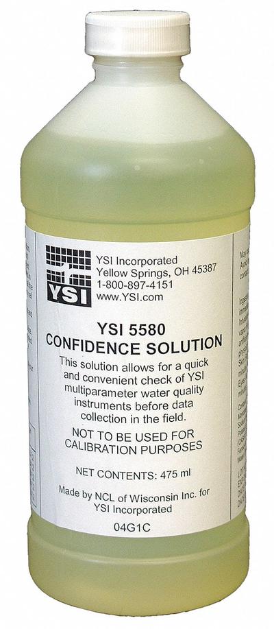 YSI pH, ORP, Conductivity Confidence Solution: Lab, 1 pt Volume, 5580 - pH Buffers