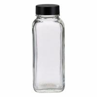 QORPAK Mixing/Storage/Sampling Bottle: 240 mL, 43-400, Phenolic, Pulp/Vinyl, Colorless, 84, Clear (MPN GLC-01353). Key specifications — Screw Closure Size: 43-400; Pre-Cleaned: Visible Particulate; Graduated: No; Brand: QORPAK; Body Color: Colorless.