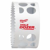 MILWAUKEE Hole Saw: 3 5/8 in Saw Dia., 3.5 Teeth per Inch, 1 5/8 in Max. Cutting Dp, Bi-Metal (MPN 49-56-5195). Key specifications — attr1098070: 3.5; attr1098087: MILWAUKEE.