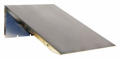 HALLOWELL Locker Sloping Top: 18 in x 18 in x 6 in, For 18 in Locker Wd, 304 Stainless Steel, Silver (MPN KISTT1818SS). Key specifications — attr65850: KISTT1818SS; attr65853: HALLOWELL; attr114205: 304 Stainless Steel; attr114211: Sloping Top Panel; attr114196: Silver.