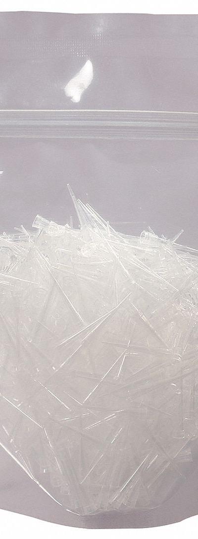 COLE PARMER Pipette Tip: Non-Sterile, 10 ul Capacity, Bulk Bag, No Filter, Polypropylene - Non-Strerile Pipette Tips