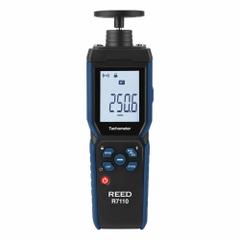 REED INSTRUMENTS Combination Contact: +/-(0.02% rdg. + 1 dgt.) RPM Accuracy, 0.01 rpm, 0.1 rpm/1rpm (MPN R7110). Key specifications — Includes: Batteries; Brand: REED INSTRUMENTS; RPM Accuracy: +/-(0.02% rdg. + 1 dgt.); RPM Resolution: 0.01 rpm, 0.1 rpm; Calibration Certificate: Not Included.