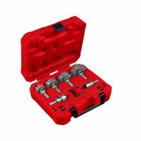 MILWAUKEE Hole Cutter Kit: 8 Pieces, 3/16 in Max. Cutting Dp, Carbide Tipped, Not Impact Rated (MPN 49-22-8620). Key specifications — attr1098245: MILWAUKEE; attr1098234: Carbide Tipped.