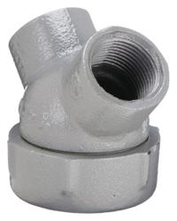 HUBBELL KILLARK Capped Elbow - Haz Loc: Iron, Powder Coated, 1/2 in Trade Size, NPT (MPN Y-1M). Key specifications — Material: Iron; Finish: Powder Coated; Ends - Hazardous Fittings: 1/2 in FNPT x 1/2 in FNPT; Brand: HUBBELL KILLARK.