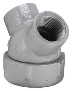 HUBBELL KILLARK Capped Elbow - Haz Loc: Iron, Powder Coated, 1/2 in Trade Size, NPT (MPN Y-1M). Key specifications — Material: Iron; Finish: Powder Coated; Ends - Hazardous Fittings: 1/2 in FNPT x 1/2 in FNPT; Brand: HUBBELL KILLARK.