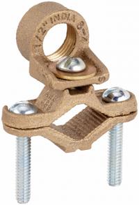 Grounding Connector: Bronze, 10 to 6 AWG SOL/8 to 6 AWG STR Grounding Wire Size, 1 Grounding Wires (MPN C61). Key specifications — Brand: BURNDY; For Use With: Copper Conductor; Grounding Wire Size: 10 to 6 AWG SOL; Material: Bronze; Grounding Wires Connected To: 1/2 in to 1 in Pipe; Manufacturer Part Number: C61.
