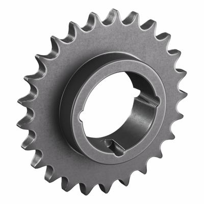 TSUBAKI Sprocket: For 60 Chain, 25 Teeth, 5.984 in Pitch Dia, 6.387 in Outside Dia - Size 60 Bushed-Bore Roller Chain Sprockets