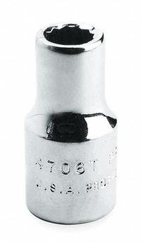PROTO Socket: SAE, 3/4 in Drive Size, 1 3/16 in Socket Size, 12-Point, Std, Satin, Socket (MPN J5538). Key specifications — attr1204417: PROTO; attr1204392: Satin.
