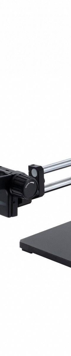 ACCU-SCOPE Microscope: Stereo, Binocular, 0.67X to 4.5X, 22 mm Optical Field of View, 10 in x 10 in (MPN 3075-BBS). Key specifications — attr1026089: Ball Bearing Boom; attr1026045: 10 in x 10 in; attr1026048: ACCU-SCOPE; attr1026055: Yes; attr1026068: 10X; attr1026078: 0.67X to 4.5X; attr1026095: 100 mm.