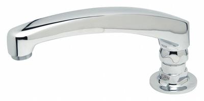 ZURN Spout: AquaSpec, Spout, Arc, Swivel Spout, Brass, Chrome - Arc Faucet Spouts
