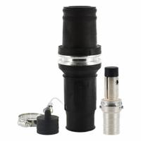 Single Pole Inline: Male, Black, 1000V AC, 796 A, Crimp Tube Termination, 49 Series (MPN 49M44-E). Key specifications — Gender: Male; Series: 49; Brand: LEVITON.