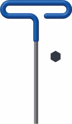 EKLIND Hex Key: 0 Ball Ends, 10 mm Tip Size, Metric, Long, Alloy Steel, Black Finish, T, 1 Tips (MPN 54690). Key specifications — attr1205521: EKLIND; attr1205526: Black Finish.