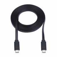 EATON TRIPP LITE Usb Cable: Type C End 1, Type C End 2, Black, 6 ft Lg, 2.0 USB Specification (MPN U040-006-C-FL). Key specifications — End 1 Connection Type: Type C; Color: Black; Brand: EATON TRIPP LITE; Jacket Material: PVC; Product Type: USB Cable; End 2 Connection Type: Type C.