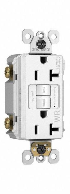 PASS & SEYMOUR Duplex GFCI Receptacle: Duplex, 5-20, White, GFCI, 125V AC, 20 A, 2 Pole / 3 Wire (MPN 2097TRWRW). Key specifications — attr1365903: PASS & SEYMOUR.